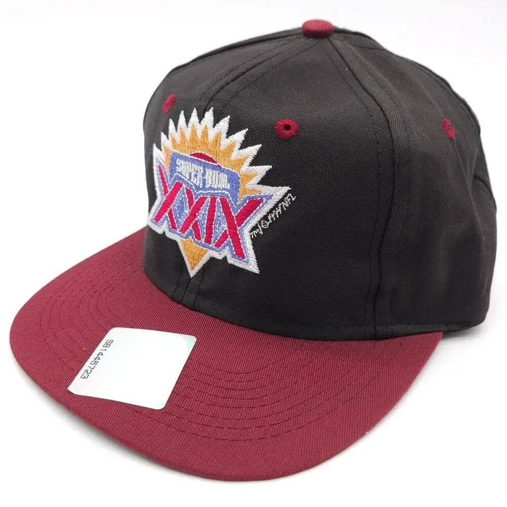 1995 Super‎ Bowl XXIX 29 Chargers VS 49ers Logo 7 Snapback Trucker Hat Ball Cap